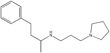 (4-phenylbutan-2-yl)[3-(pyrrolidin-1-yl)propyl]amine Structure