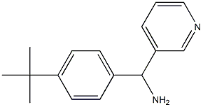(4-tert-butylphenyl)(pyridin-3-yl)methanamine Structure
