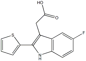 (5-fluoro-2-thien-2-yl-1H-indol-3-yl)acetic acid