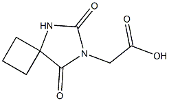 (6,8-dioxo-5,7-diazaspiro[3.4]oct-7-yl)acetic acid Structure