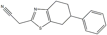 (6-phenyl-4,5,6,7-tetrahydro-1,3-benzothiazol-2-yl)acetonitrile