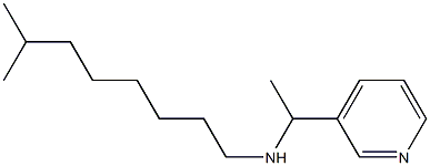 (7-methyloctyl)[1-(pyridin-3-yl)ethyl]amine Struktur