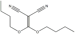 (dibutoxymethylene)malononitrile Structure