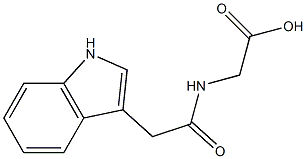 [(1H-indol-3-ylacetyl)amino]acetic acid