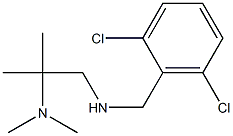 [(2,6-dichlorophenyl)methyl][2-(dimethylamino)-2-methylpropyl]amine Structure