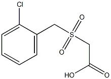 [(2-chlorobenzyl)sulfonyl]acetic acid Structure