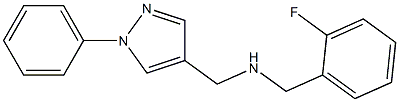 [(2-fluorophenyl)methyl][(1-phenyl-1H-pyrazol-4-yl)methyl]amine