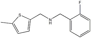 [(2-fluorophenyl)methyl][(5-methylthiophen-2-yl)methyl]amine Structure