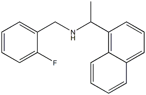 [(2-fluorophenyl)methyl][1-(naphthalen-1-yl)ethyl]amine Structure