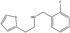 [(2-fluorophenyl)methyl][2-(thiophen-2-yl)ethyl]amine Structure