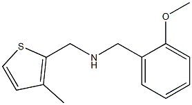 [(2-methoxyphenyl)methyl][(3-methylthiophen-2-yl)methyl]amine Struktur