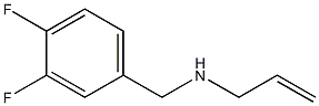 [(3,4-difluorophenyl)methyl](prop-2-en-1-yl)amine,,结构式