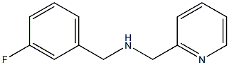 [(3-fluorophenyl)methyl](pyridin-2-ylmethyl)amine Structure