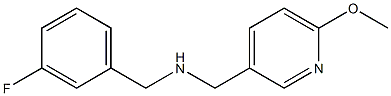 [(3-fluorophenyl)methyl][(6-methoxypyridin-3-yl)methyl]amine
