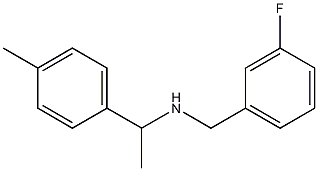[(3-fluorophenyl)methyl][1-(4-methylphenyl)ethyl]amine