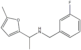 [(3-fluorophenyl)methyl][1-(5-methylfuran-2-yl)ethyl]amine|