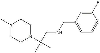 [(3-fluorophenyl)methyl][2-methyl-2-(4-methylpiperazin-1-yl)propyl]amine