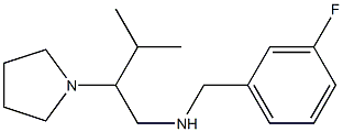 [(3-fluorophenyl)methyl][3-methyl-2-(pyrrolidin-1-yl)butyl]amine