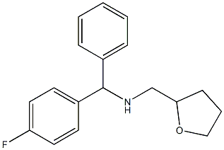 [(4-fluorophenyl)(phenyl)methyl](oxolan-2-ylmethyl)amine Structure