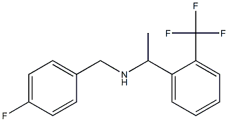 [(4-fluorophenyl)methyl]({1-[2-(trifluoromethyl)phenyl]ethyl})amine