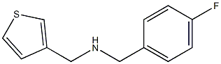 [(4-fluorophenyl)methyl](thiophen-3-ylmethyl)amine