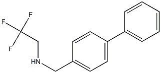[(4-phenylphenyl)methyl](2,2,2-trifluoroethyl)amine Structure