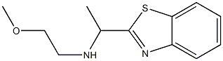 [1-(1,3-benzothiazol-2-yl)ethyl](2-methoxyethyl)amine Structure