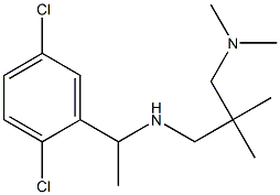 [1-(2,5-dichlorophenyl)ethyl]({2-[(dimethylamino)methyl]-2-methylpropyl})amine Structure