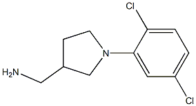 [1-(2,5-dichlorophenyl)pyrrolidin-3-yl]methylamine Structure