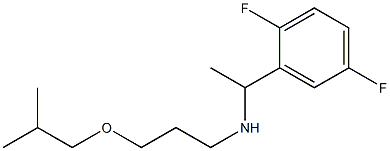  [1-(2,5-difluorophenyl)ethyl][3-(2-methylpropoxy)propyl]amine
