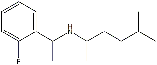 [1-(2-fluorophenyl)ethyl](5-methylhexan-2-yl)amine Structure