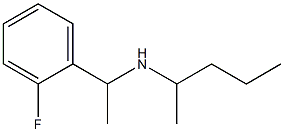 [1-(2-fluorophenyl)ethyl](pentan-2-yl)amine Structure