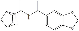 [1-(2H-1,3-benzodioxol-5-yl)ethyl](1-{bicyclo[2.2.1]heptan-2-yl}ethyl)amine