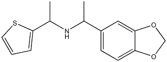 [1-(2H-1,3-benzodioxol-5-yl)ethyl][1-(thiophen-2-yl)ethyl]amine Structure