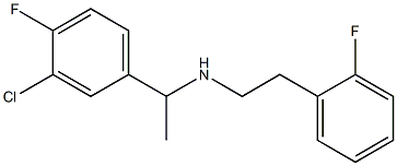 [1-(3-chloro-4-fluorophenyl)ethyl][2-(2-fluorophenyl)ethyl]amine