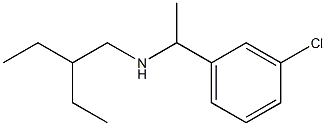 [1-(3-chlorophenyl)ethyl](2-ethylbutyl)amine Structure