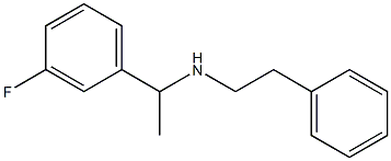 [1-(3-fluorophenyl)ethyl](2-phenylethyl)amine|