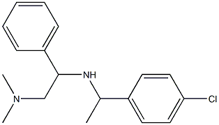  [1-(4-chlorophenyl)ethyl][2-(dimethylamino)-1-phenylethyl]amine
