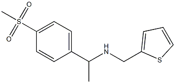[1-(4-methanesulfonylphenyl)ethyl](thiophen-2-ylmethyl)amine