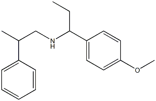 [1-(4-methoxyphenyl)propyl](2-phenylpropyl)amine Structure