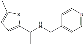  [1-(5-methylthiophen-2-yl)ethyl](pyridin-4-ylmethyl)amine