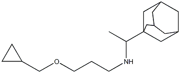 [1-(adamantan-1-yl)ethyl][3-(cyclopropylmethoxy)propyl]amine