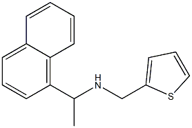  [1-(naphthalen-1-yl)ethyl](thiophen-2-ylmethyl)amine