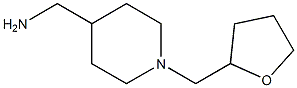 [1-(oxolan-2-ylmethyl)piperidin-4-yl]methanamine Structure