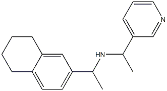 [1-(pyridin-3-yl)ethyl][1-(5,6,7,8-tetrahydronaphthalen-2-yl)ethyl]amine 结构式