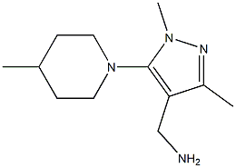  [1,3-dimethyl-5-(4-methylpiperidin-1-yl)-1H-pyrazol-4-yl]methanamine