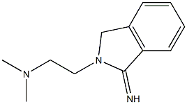 [2-(1-imino-2,3-dihydro-1H-isoindol-2-yl)ethyl]dimethylamine Struktur