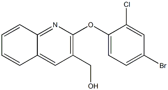  [2-(4-bromo-2-chlorophenoxy)quinolin-3-yl]methanol