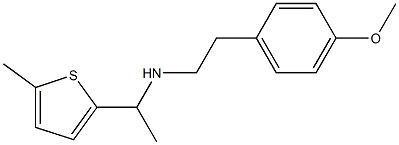  [2-(4-methoxyphenyl)ethyl][1-(5-methylthiophen-2-yl)ethyl]amine