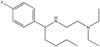  [2-(diethylamino)ethyl][1-(4-fluorophenyl)pentyl]amine